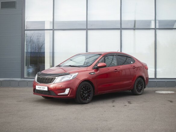 2012 Kia Rio III, красный, 570000 рублей