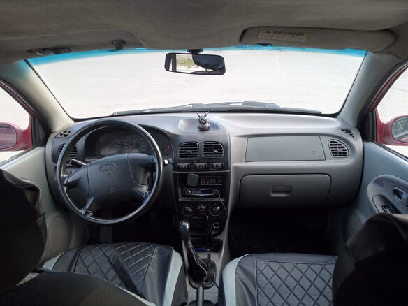 2002 Kia Rio I, красный, 200000 рублей - вид 6
