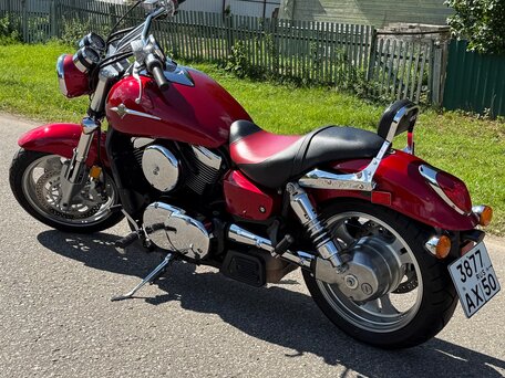 2008 Kawasaki VN1600 Vulcan, красный, 740000 рублей, вид 2