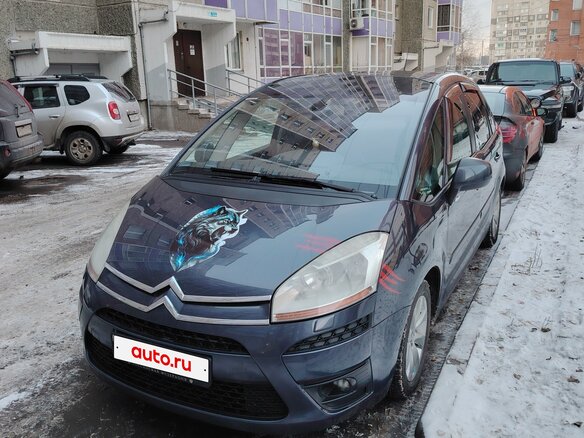 2008 Citroen C4 Picasso Grand I, фиолетовый, 640000 рублей - вид 2