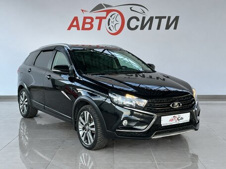 2020 Lada (ВАЗ) Vesta SW Cross I, чёрный, 1150000 рублей, вид 3