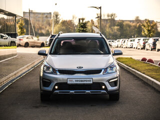 2019 Kia Rio X-Line IV, серебристый, 1492782 рублей, вид 4