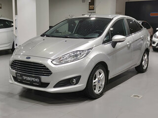 2015 Ford Fiesta Mk6 Рестайлинг, серебристый, 838000 рублей, вид 1
