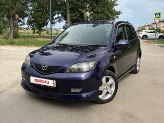 2003 Mazda Demio II (DY), синий, 240000 рублей, вид 1