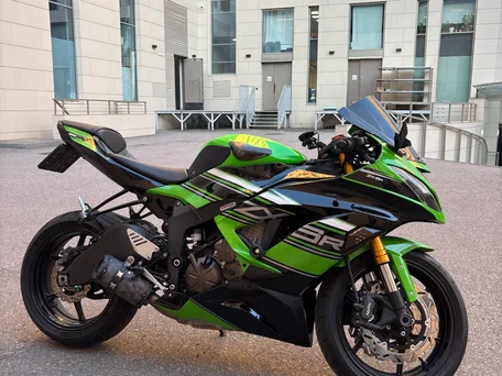 2012 Kawasaki ZX-6 Ninja, зелёный, 699000 рублей, вид 2