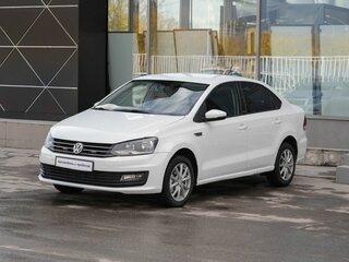 2016 Volkswagen Polo V Рестайлинг, белый, 1170000 рублей, вид 1
