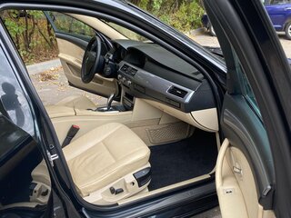 2008 BMW 5 серии 520d V (E60/E61) Рестайлинг, чёрный, 1150000 рублей, вид 5
