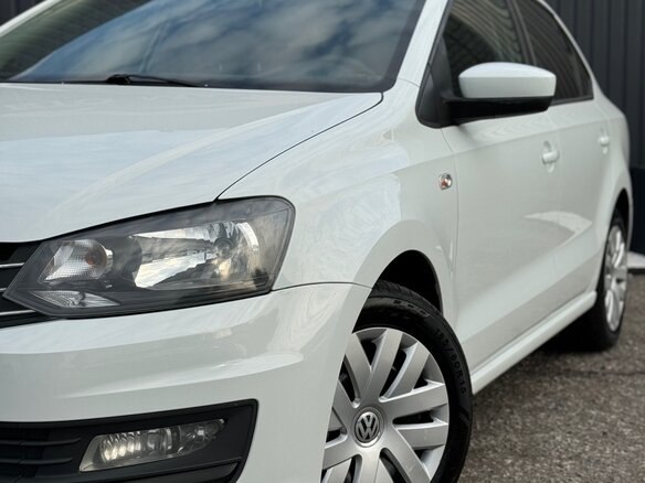 2016 Volkswagen Polo V Рестайлинг, белый - вид 8