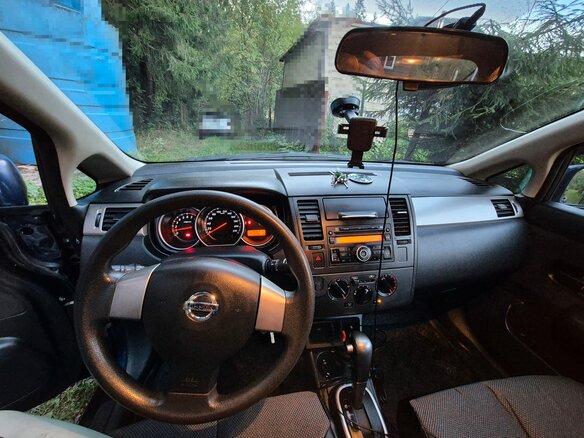 2011 Nissan Tiida I Рестайлинг, синий, 850000 рублей - вид 35