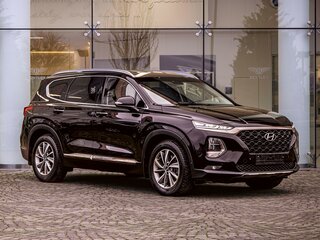 2020 Hyundai Santa Fe IV, чёрный, 2895000 рублей, вид 3