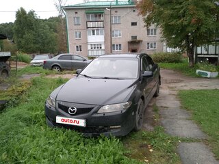 2006 Mazda 6 I (GG) Рестайлинг, чёрный, 120000 рублей, вид 2