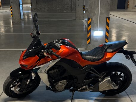 2014 Kawasaki Z 1000, красный, 750000 рублей, вид 3