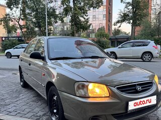 2007 Hyundai Accent ТагАЗ II, бежевый, 300000 рублей, вид 2