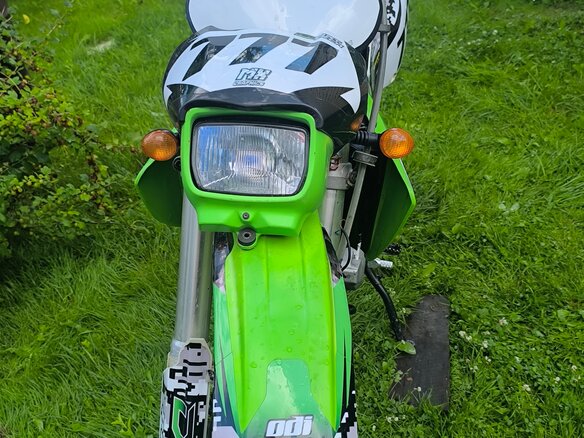 1999 Kawasaki KLX 250, зелёный, 250000 рублей - вид 6