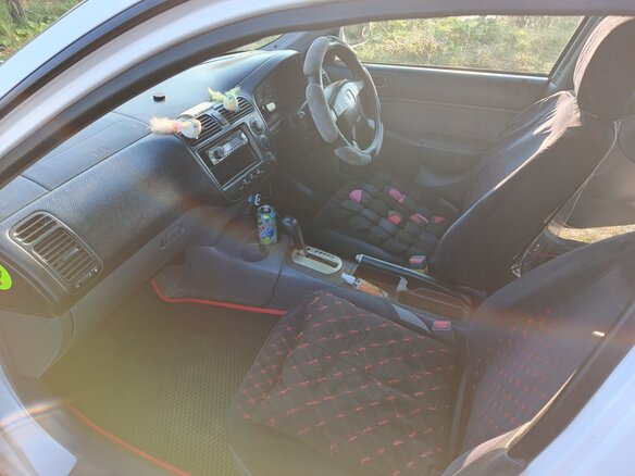 2001 Honda Civic Ferio III, белый, 299000 рублей - вид 4