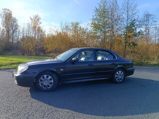 2005 Hyundai Sonata ТагАЗ IV (EF) Рестайлинг, чёрный, 225000 рублей, вид 5
