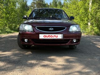 2008 Hyundai Accent ТагАЗ II, красный, 450000 рублей, вид 2
