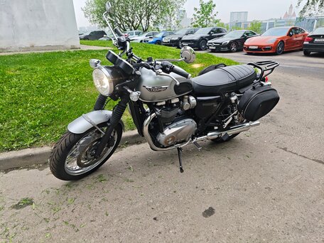 2019 Triumph Bonneville T120, серый, 940000 рублей, вид 1