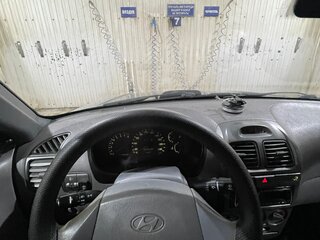 2008 Hyundai Accent ТагАЗ II, чёрный, 250000 рублей, вид 2