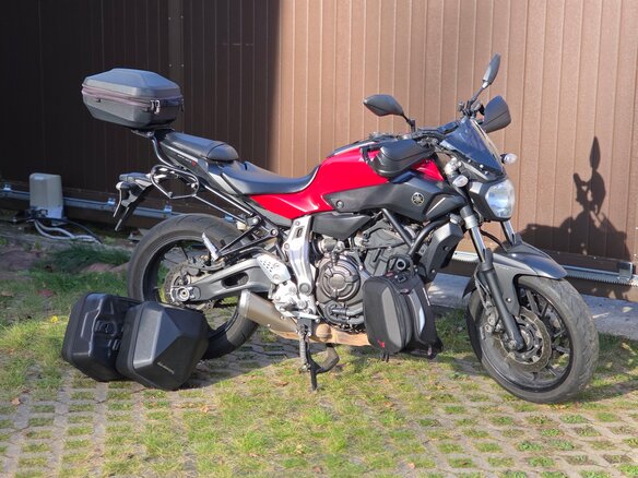 2015 Yamaha MT-07 (FZ-07), красный, 699000 рублей - вид 10
