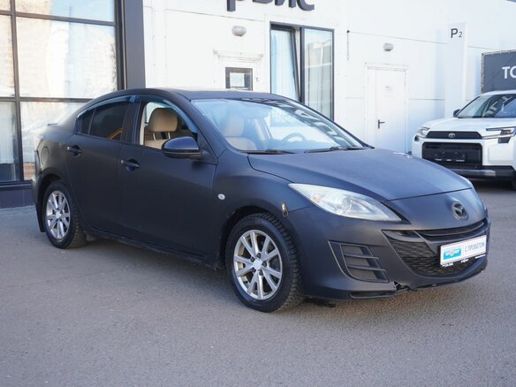2009 Mazda 3 II (BL), чёрный, 565000 рублей - вид 2