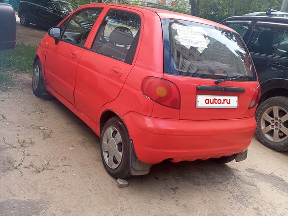 2005 Daewoo Matiz I Рестайлинг, красный, 155000 рублей - вид 2