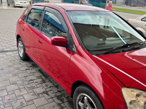 2001 Honda Civic VII, красный, 330000 рублей - вид 1