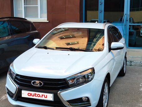 2018 Lada (ВАЗ) Vesta SW I, белый, 1150000 рублей, вид 2