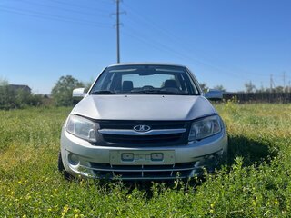 2014 Lada (ВАЗ) Granta I, серебристый, 345000 рублей, вид 1