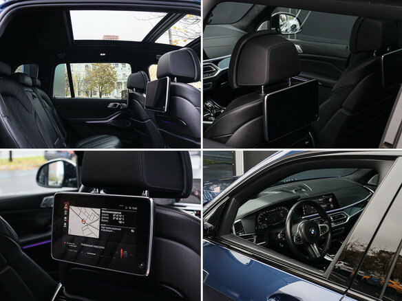 2020 BMW X7 M50d I (G07), синий, 8790000 рублей - вид 28
