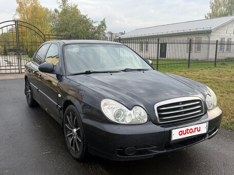 2004 Hyundai Sonata IV (EF) Рестайлинг, чёрный, 245000 рублей, вид 4