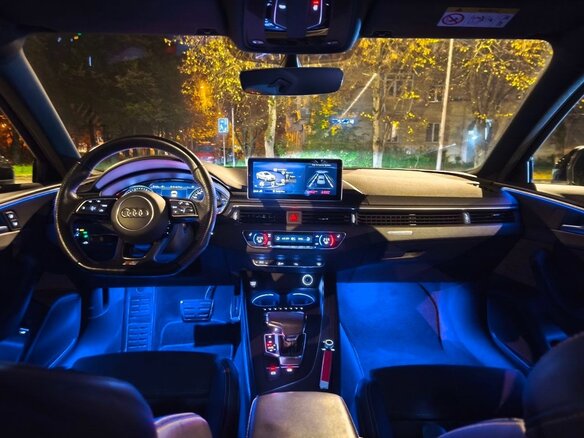 2019 Audi A4 V (B9), чёрный, 3100000 рублей - вид 12