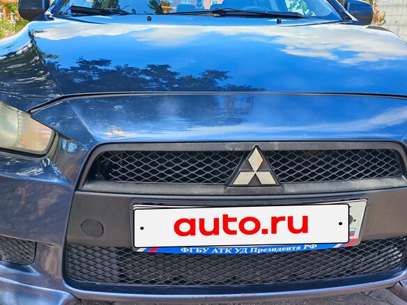 2008 Mitsubishi Lancer X, синий, 1000000 рублей - вид 3