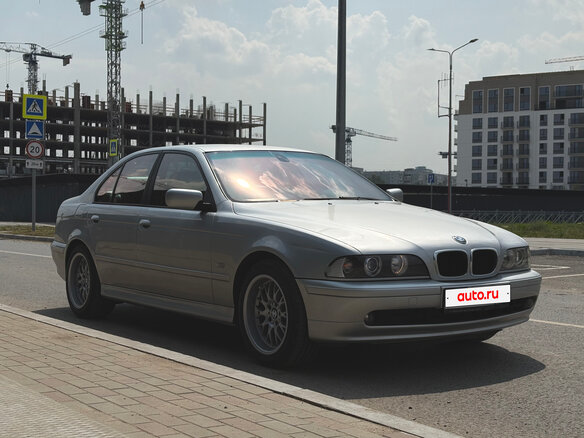2002 BMW 5 серии 530i IV (E39) Рестайлинг, серый, 1200000 рублей - вид 10