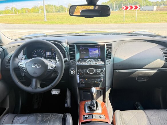 2012 Infiniti FX FX37 II (S51), чёрный - вид 10
