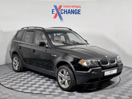 2005 BMW X3 30i I (E83), чёрный, 649000 рублей, вид 2