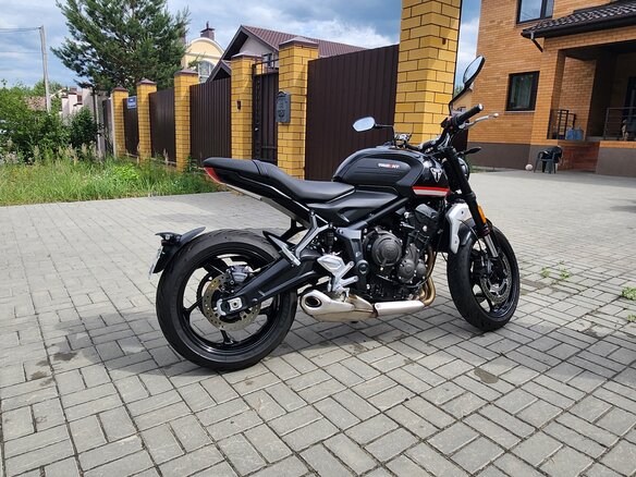 2021 Triumph Trident 660, чёрный, 790000 рублей - вид 7