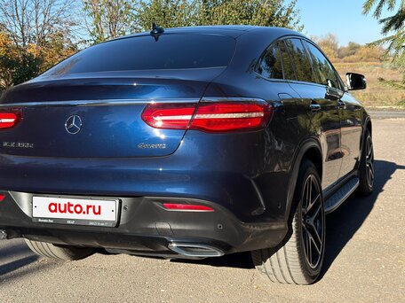 2018 Mercedes-Benz GLE Coupe 350 d I (C292), синий, 4800000 рублей, вид 4