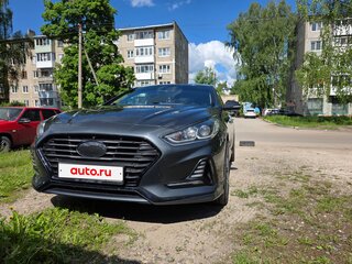 2018 Hyundai Sonata VII (LF) Рестайлинг, серый, 1700000 рублей, вид 2