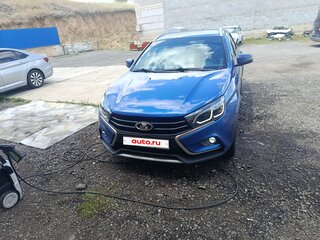 2020 Lada (ВАЗ) Vesta SW Cross I, синий, 975000 рублей, вид 2