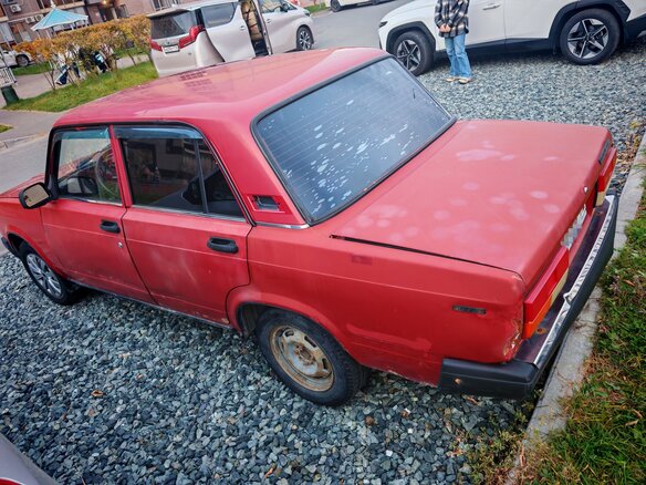 2007 Lada (ВАЗ) 2107, пурпурный, 100000 рублей - вид 4