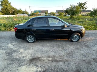2013 Lada (ВАЗ) Granta I, чёрный, 240000 рублей, вид 4