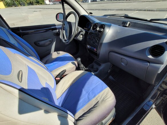 2008 Daewoo Matiz I Рестайлинг, чёрный, 180000 рублей - вид 10
