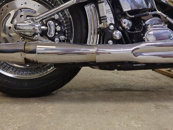 2003 Harley-Davidson Softail Deuce, бежевый, 615000 рублей - вид 25