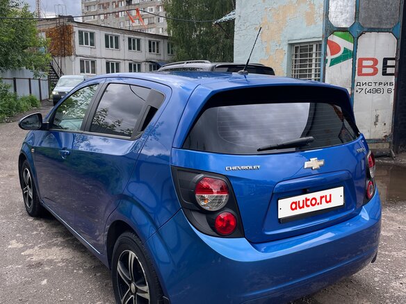 2012 Chevrolet Aveo II, синий, 495000 рублей - вид 6