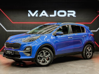 2021 Kia Sportage IV Рестайлинг, синий, 2650000 рублей, вид 1