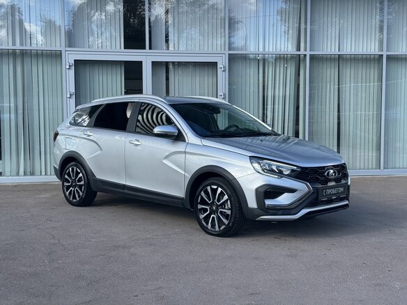 2025 Lada (ВАЗ) Vesta SW Cross I Рестайлинг (NG), серый - вид 2
