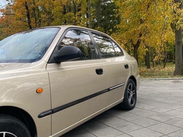 2006 Hyundai Accent ТагАЗ II, жёлтый - вид 9