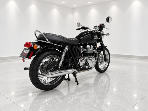 2007 Triumph Bonneville T100, чёрный, 459054 рублей - вид 3