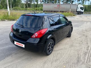 2008 Nissan Tiida I, чёрный, 599999 рублей, вид 4
